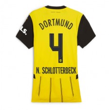 Borussia Dortmund Nico Schlotterbeck #4 Hemmatröja Dam 2024-25 Korta ärmar